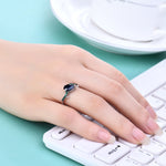 Anillo de Zafiro - ajustable