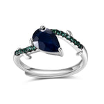 Anillo de Zafiro - ajustable