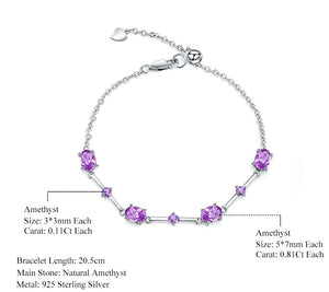 Brazalete de Amatista - Cherine Jewelry