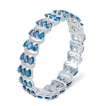 Brazalete de Topacio Azul London - Cherine Jewelry