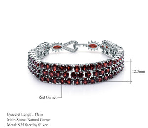 Brazalete de Granate - Cherine Jewelry