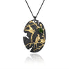 Collar de Aves de Diópsido de cromo verde - Cherine Jewelry