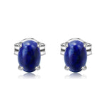Aretes stud de Lapis Lazuli - Cherine Jewelry