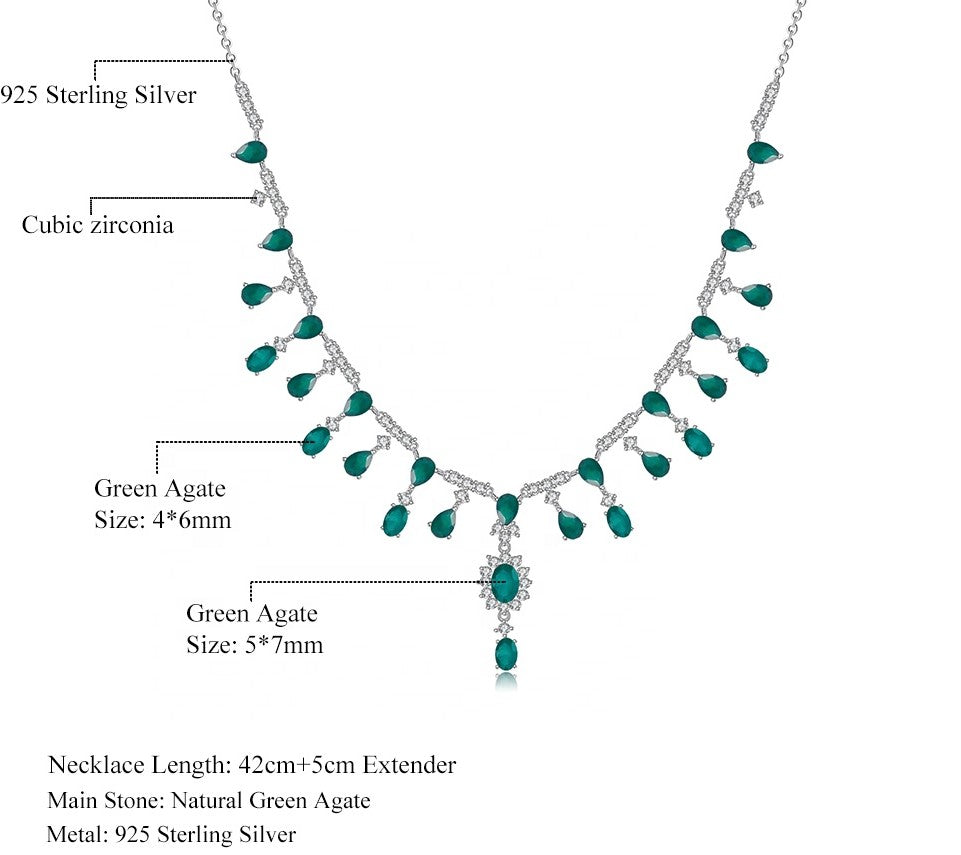 Collar de Ágata - Cherine Jewelry