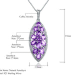 Collar de Amatista ovalado - Cherine Jewelry