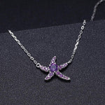 Collar de estrella de mar de Amatista - Cherine Jewelry