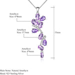 Collar de flores de Amatista - Cherine Jewelry