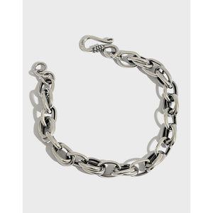 Brazalete Link chain de plata artesanal