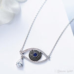 Collar de Lucky Eye con cristales de zirconia - Cherine Jewelry