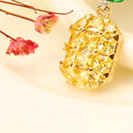 Collar y dije de piña con cristales Zirconia - Cherine Jewelry