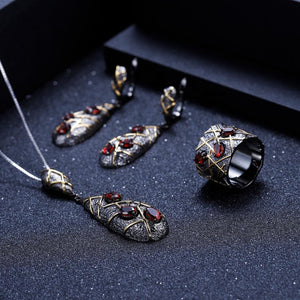 Anillo de Granate - Cherine Jewelry